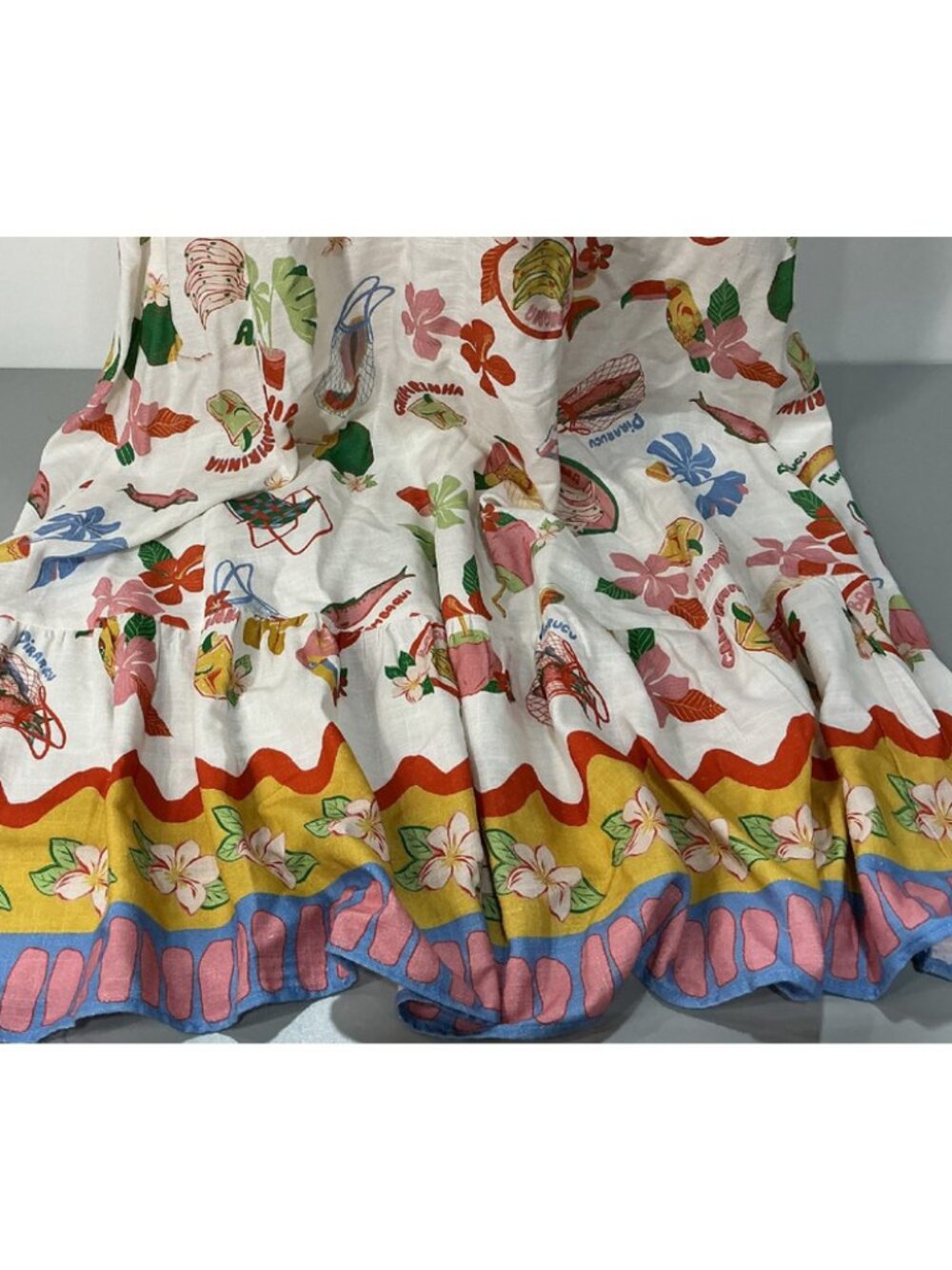 Petal and Pup Else Maxi Dress Summer Vacation Beach Dress M Boho Tropical NEW - Picture 7 of 11